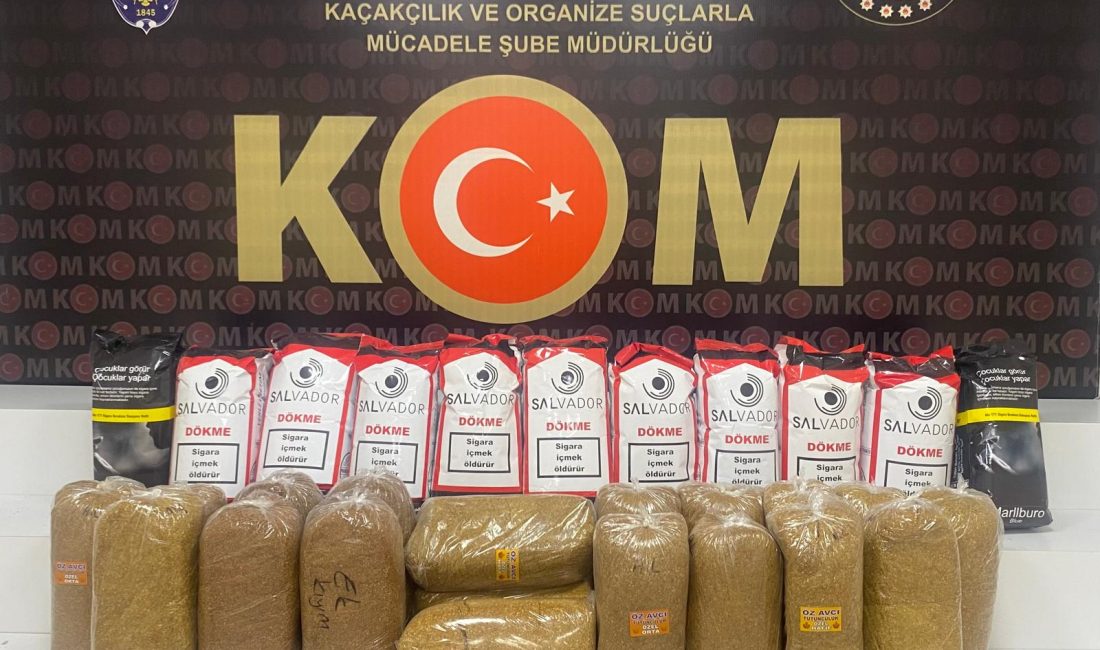 Uygulama Noktasında 150 Kg Kaçak Tütün Ele Geçirildi