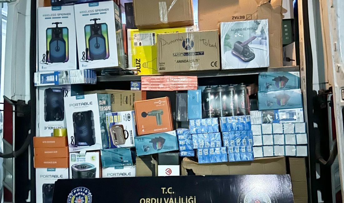 1 Milyon TL Değerinde Kaçak Emtia Ele Geçirildi