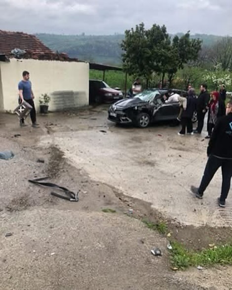 Ordu Çamaş - Fatsa Yolunda Trafik Kazası: 2 Yaralı ordu trafik kazasi