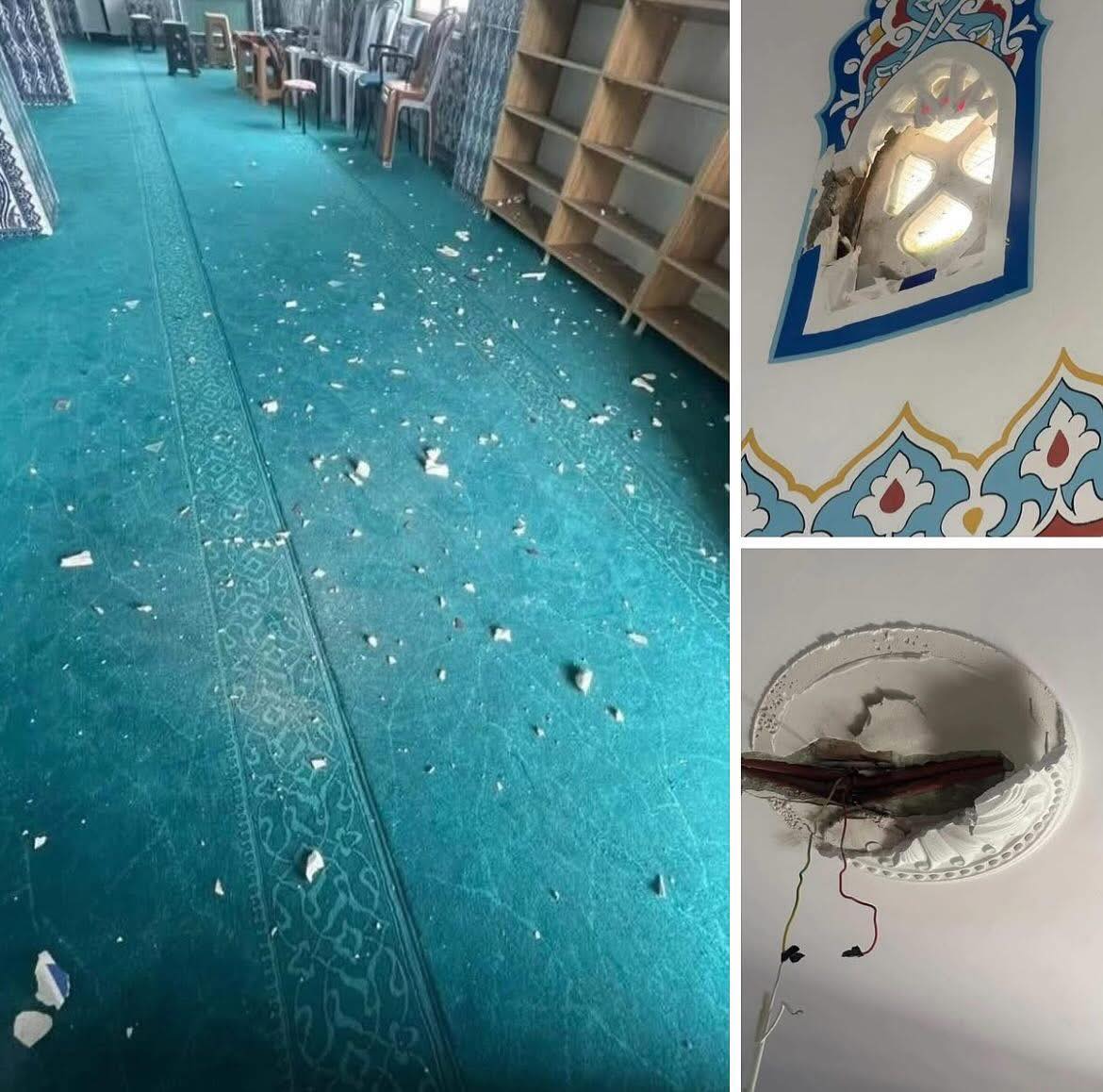 Altınordu’da Camiye Yıldırım Düştü ordu yildirim dustu