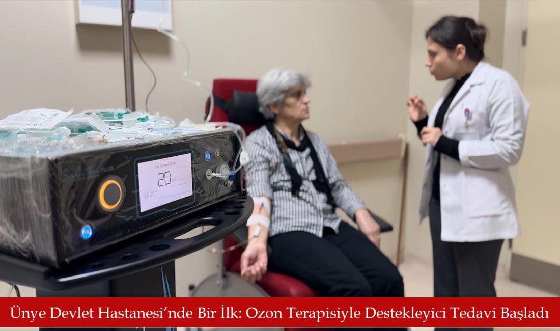 Ozon Terapisiyle Destekleyici Tedavi Başladı
