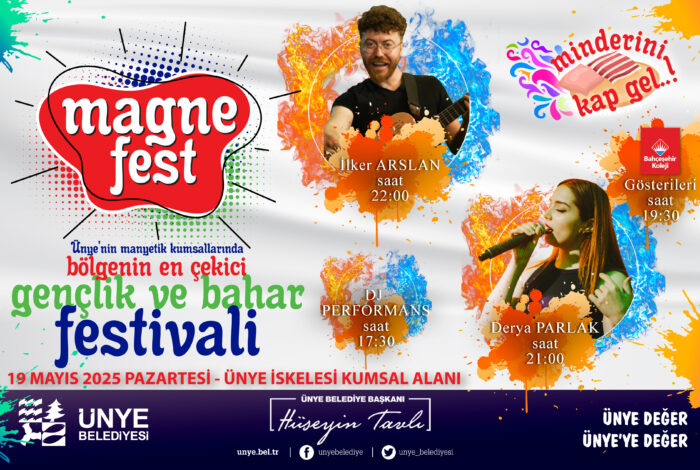 4’ncü Geleneksel Magnefest Gençlik Ve Bahar Festivali Başlıyor MAGNEFEST 2025 AFIS 1 700x470 1