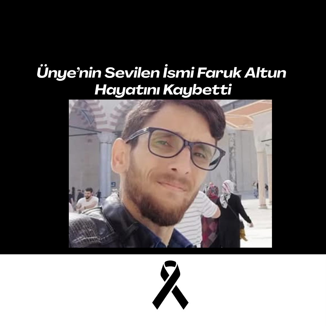Ünye’nin Sevilen İsmi Faruk Altun Hayatını Kaybetti Siyah Kurumsal Olum Yil Donumu Instagram Gonderisi 3
