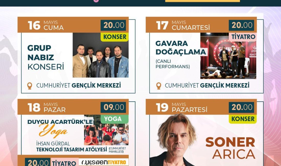 Altınordu Belediyesi’nden Dopdolu Gençlik Haftası Etkinliği