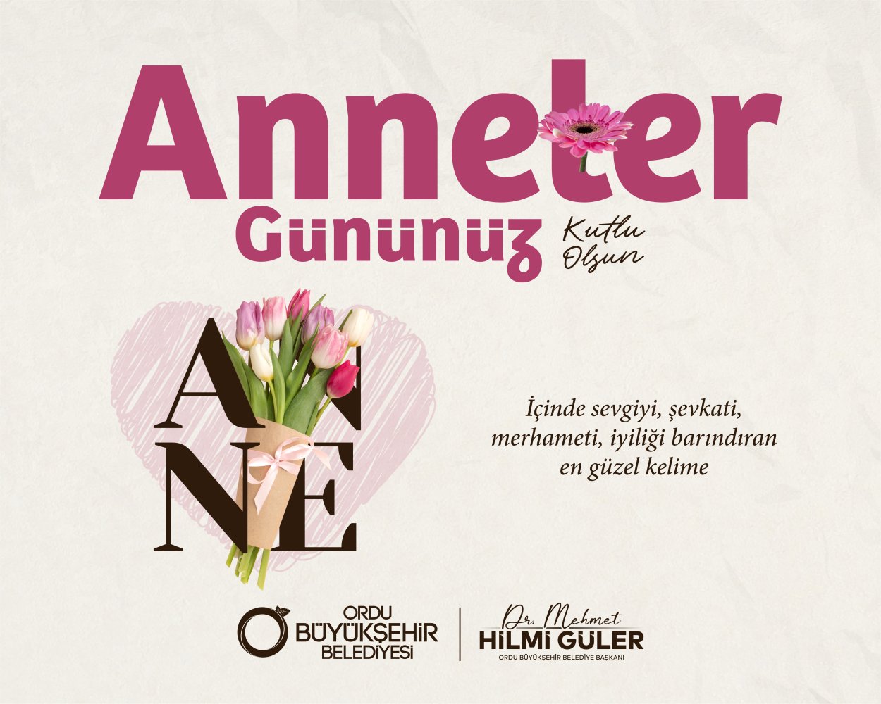 baskan guler den anneler gunu mesaji 7357
