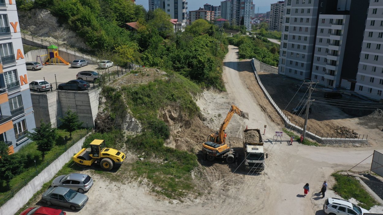 fatsa da yollar genisletiliyor 1446