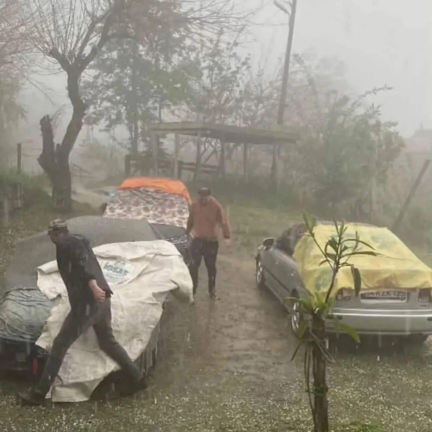 Ordu’da Dolu Yağışı Etkili Oldu ordu dolu yagis