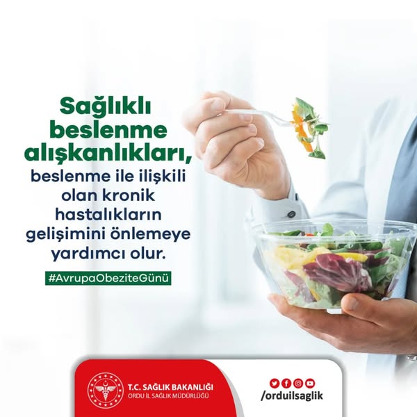Ordu İl Sağlık Müdürlüğü’nden: “Obezite Kader Değil!” saglik