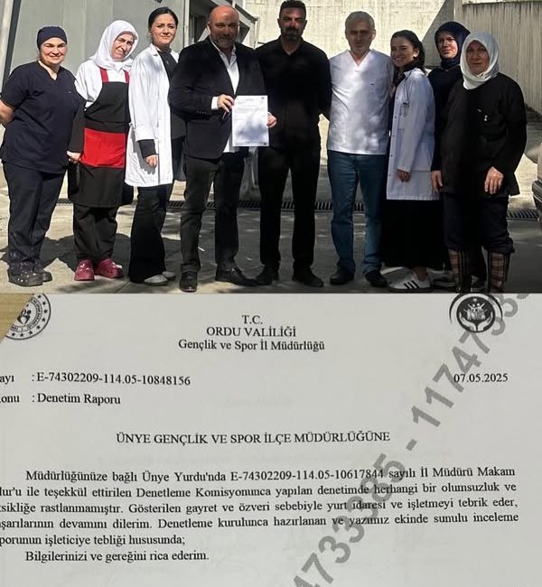 Ünye KYK Yemekhanesi Ordu'da Yine Zirvede