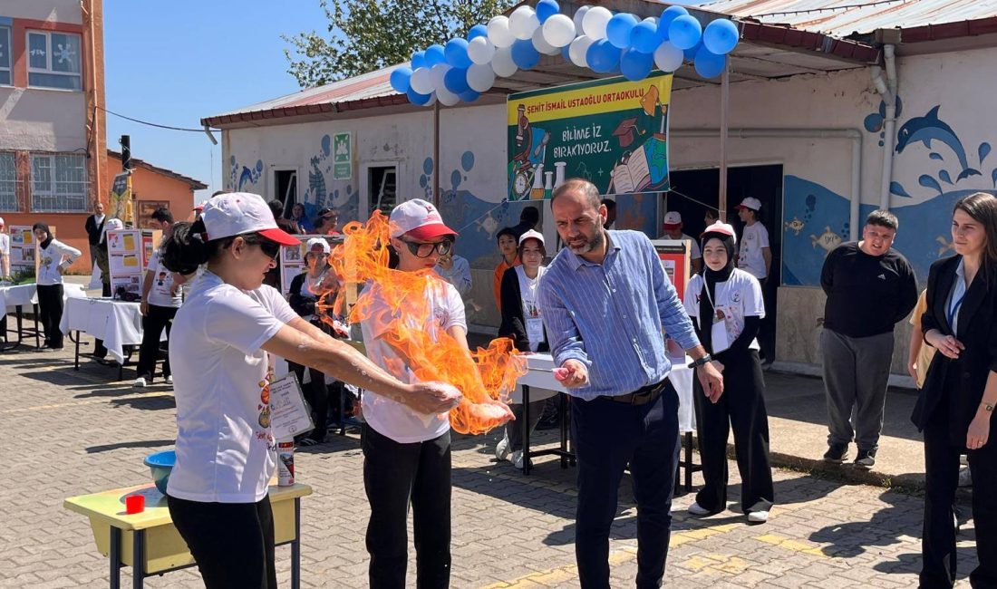 Ünye İlçe Milli Eğitim Müdürlüğü’nün katkılarıyla, Şehit İsmail Ustaoğlu Ortaokulu’nda