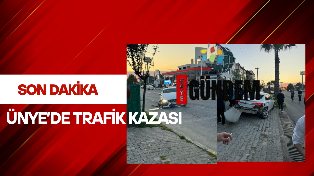 unye yanikler petrol trafik kazasi