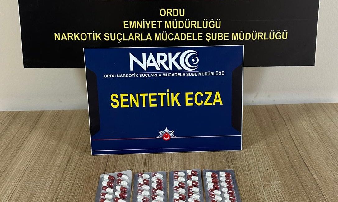 Ordu İl Emniyet Müdürlüğü Narkotik Suçlarla Mücadele Şube Müdürlüğü ekipleri,