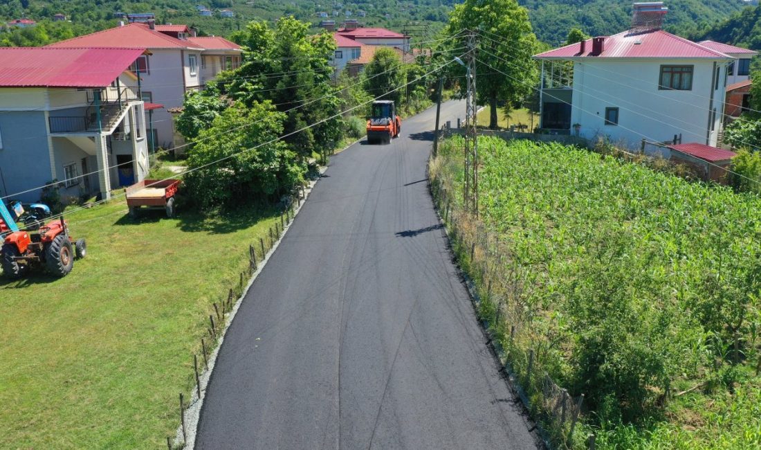 Ordu Büyükşehir Belediyesi, Altınordu ilçesinde 3.2 km’lik Yaraşlı Mahallesi ve