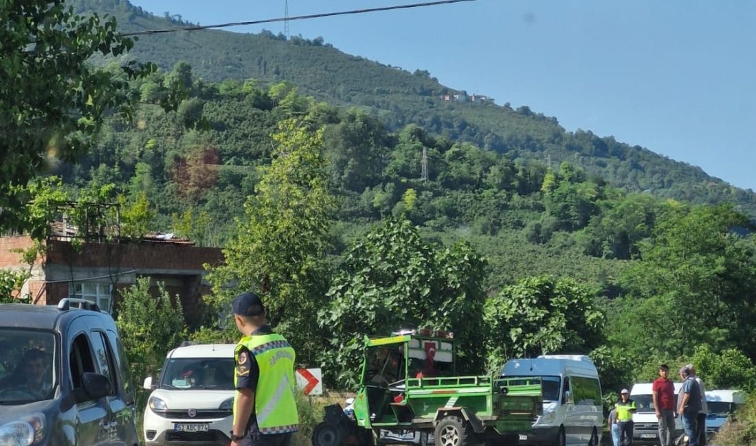 Ordu’nun Aybastı ilçesi ile Fatsa ilçesini birbirine bağlayan karayolunda bugün