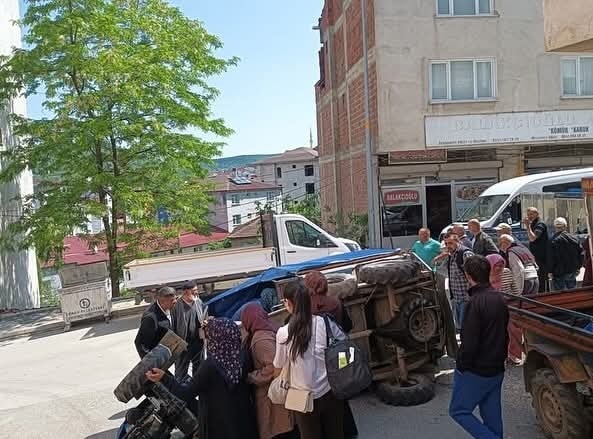 Freni Boşaldı, Patpat Devrildi! pat pat kaza