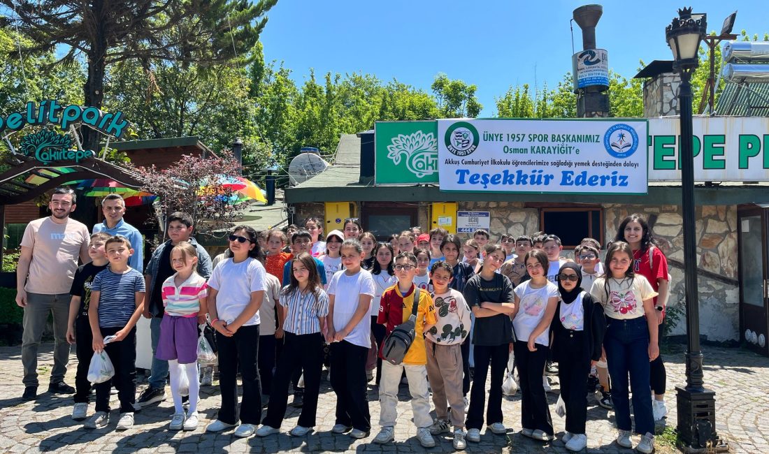 Ünye 1957 Spor Kulübü Başkanı Osman Karayiğit, sosyal sorumluluk kapsamında
