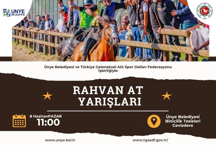 Ünye’de Geleneksel Rahvan At Yarışları Heyecanı unye rahvan at yarislari