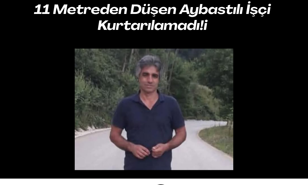 Ordu’nun Aybastı ilçesine bağlı Toygar Mahallesi’nden 52 yaşındaki Mesut Ceylan,