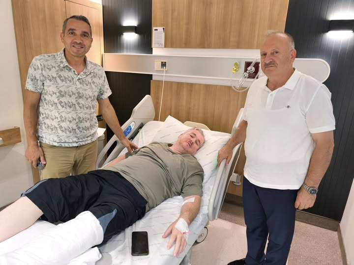Başkan Tavlı’dan Özgür Şahin’e Geçmiş Olsun Ziyareti ozgur sahin