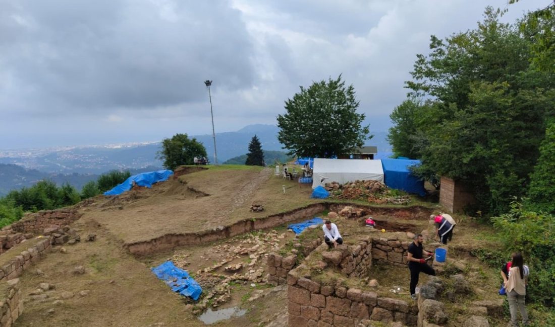 Ordu Büyükşehir Belediyesinin desteğiyle yapılan kazılarda Türkiye’de tahtında oturan ilk