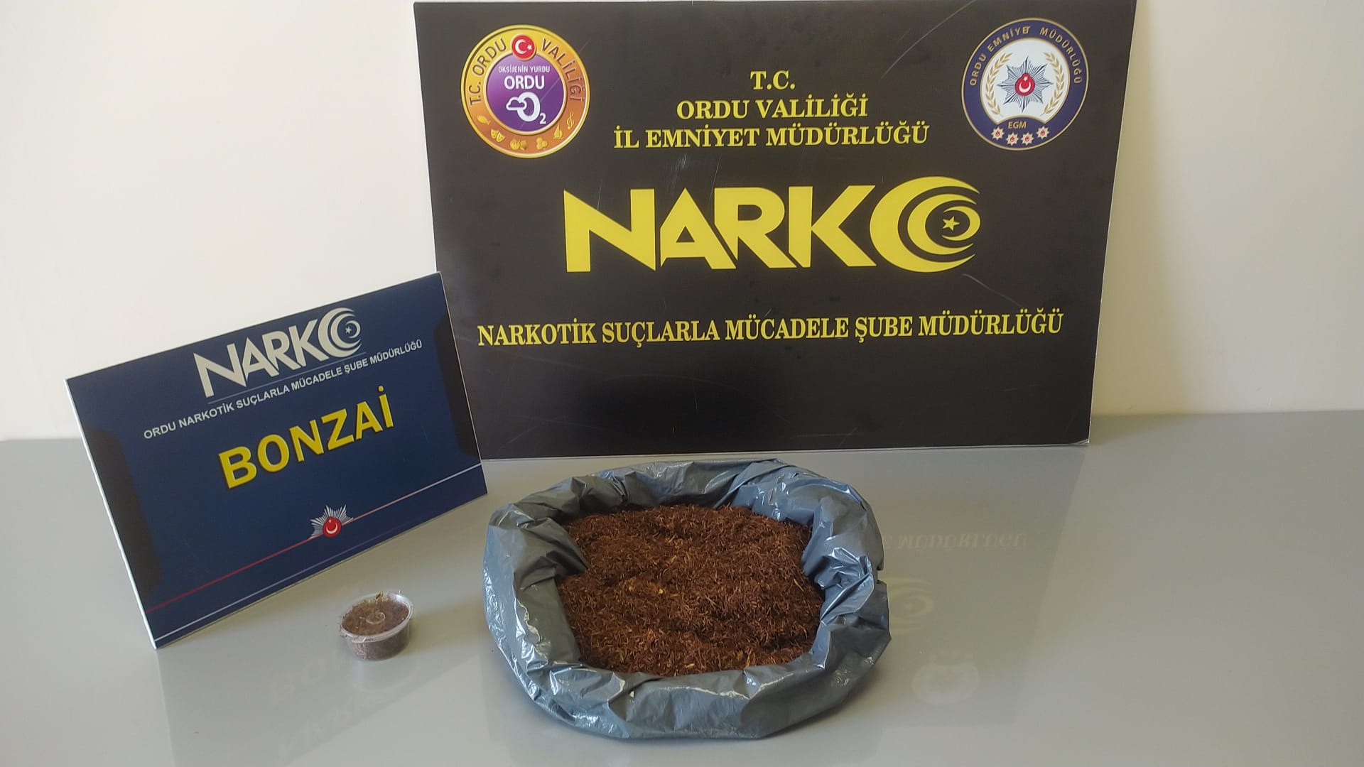Ordu’da Narkotik Operasyonları: Çok Sayıda Uyuşturucu Madde Ele Geçirildi 398 Bonzai Fatsa