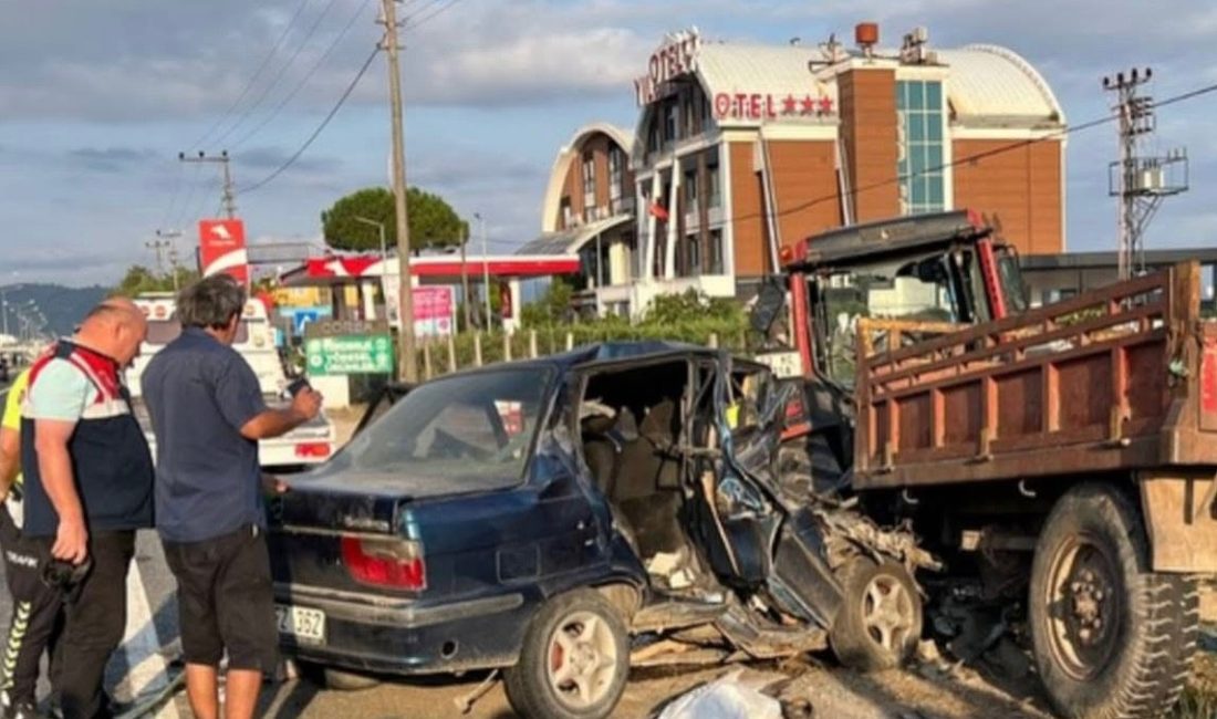 Ordu’nun Fatsa ilçesinde sabah saatlerinde meydana gelen trafik kazasında bir