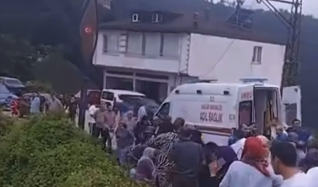 Ordu’nun Çamaş ilçesi merkezinde, İnan Petrol mevkisinde meydana gelen kazada,