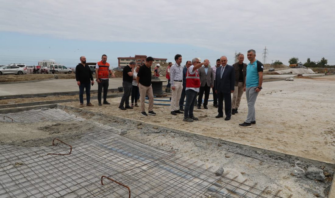 Vali Muammer Erol, Ordu Üniversitesi kampüs alanı içerisinde yapımı hızla