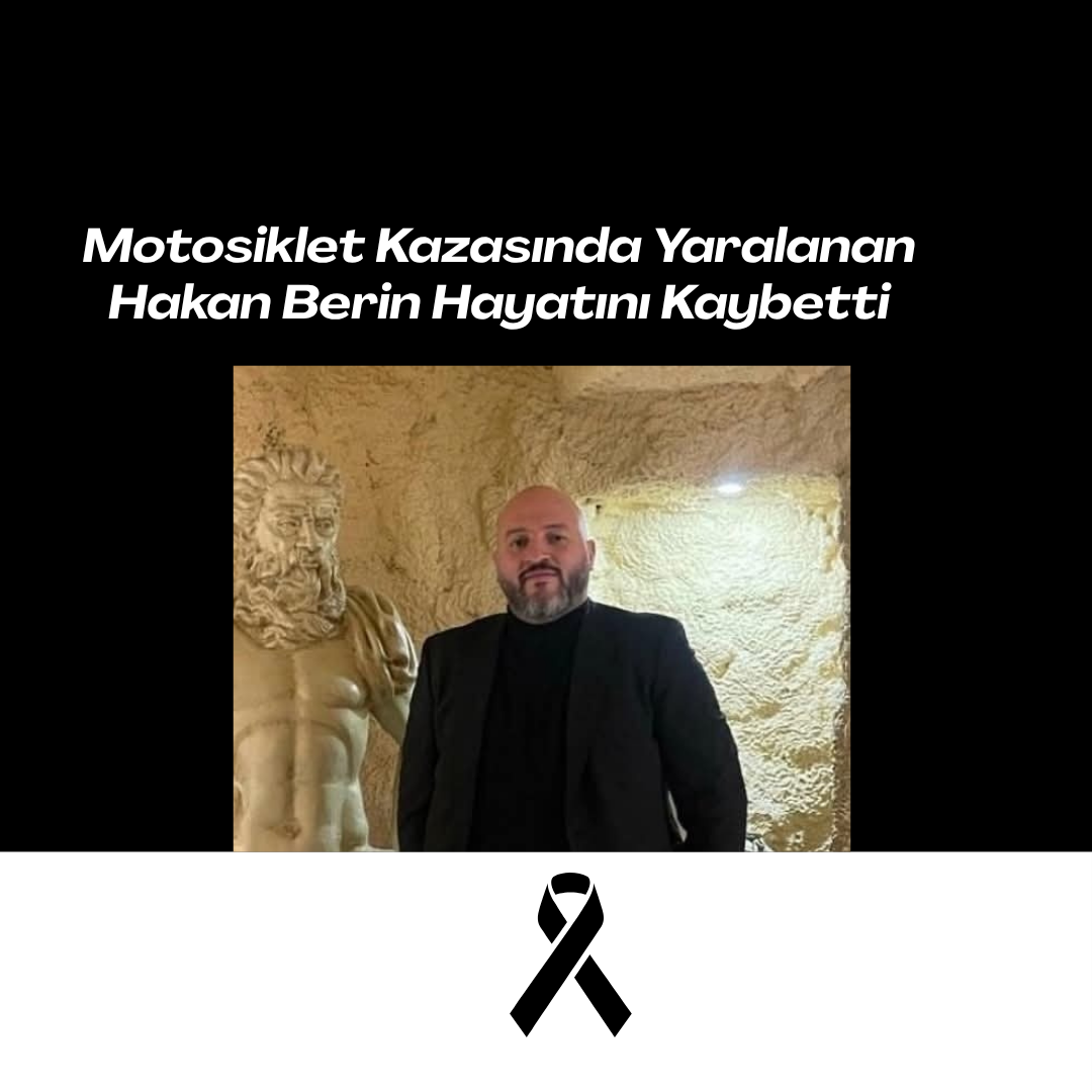 Motosiklet Kazasında Yaralanan Hakan Berin Hayatını Kaybetti Siyah Kurumsal Olum Yil Donumu Instagram Gonderisi