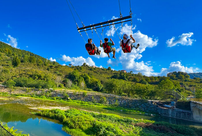 Ünye Belediyesi, vatandaşların hem keyifli vakit geçirebileceği hem de adrenalin