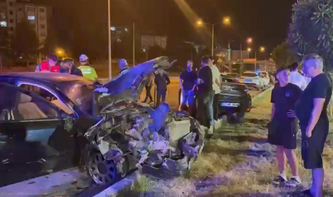 Ordu’nun Ünye ilçesinde meydana gelen trafik kazasında, seyir halindeki bir