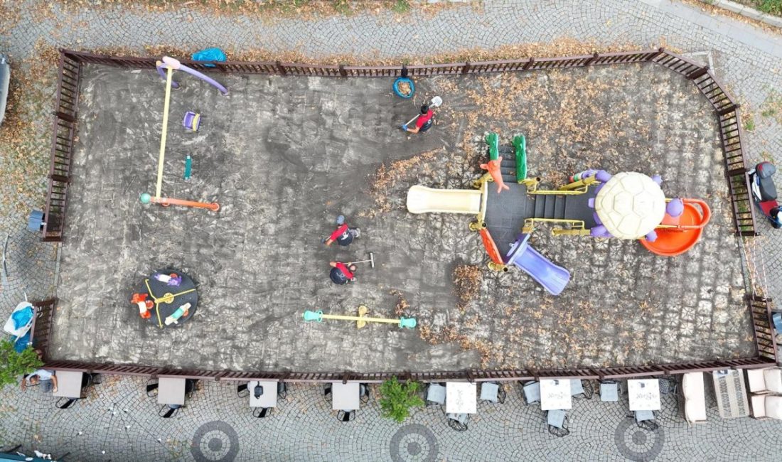 Ordu Büyükşehir Belediyesi, Altınordu ilçesi Taşbaşı Mahallesinde bulunan parkın yenilenmesi