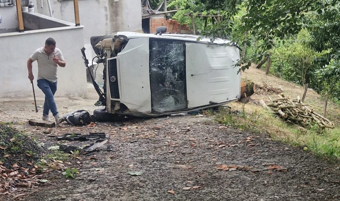 Ordu’nun Fatsa ilçesine bağlı Oluklu Mahallesi’nde meydana gelen trafik kazasında