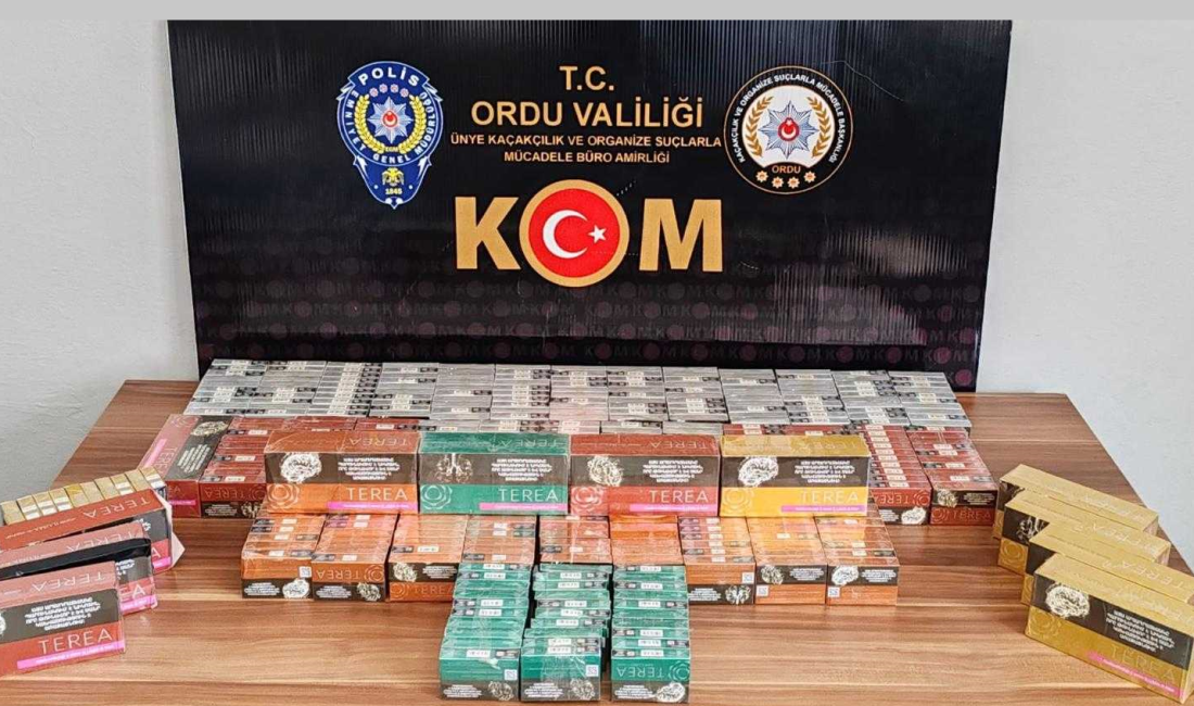 Ordu İl Emniyet Müdürlüğü Kaçakçılık ve Organize Suçlarla Mücadele (KOM)