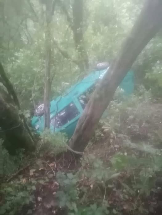 Kumru’da Otomobil 70 Metrelik Şarampole Yuvarlandı kumru kaza