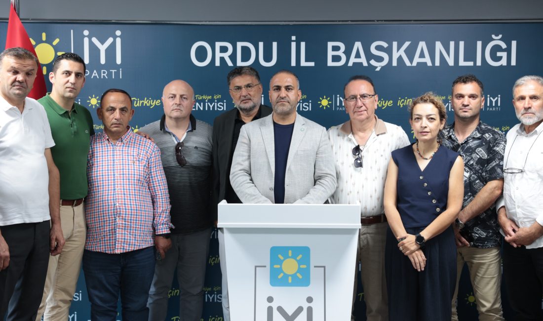 İYİ Parti Ordu İl Başkanı Fatih Titiz, Toprak Mahsulleri Ofisi’nin