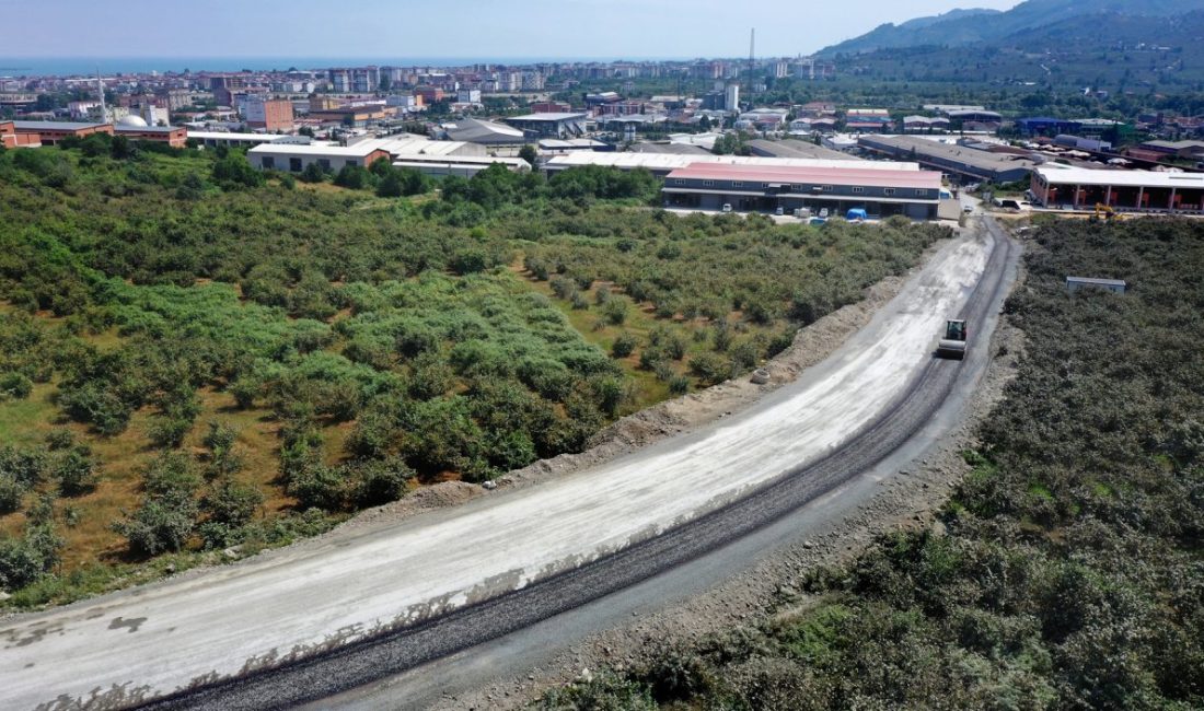 Şehir içi ulaşımını rahatlatmak için alternatif bağlantı yolları açan Ordu