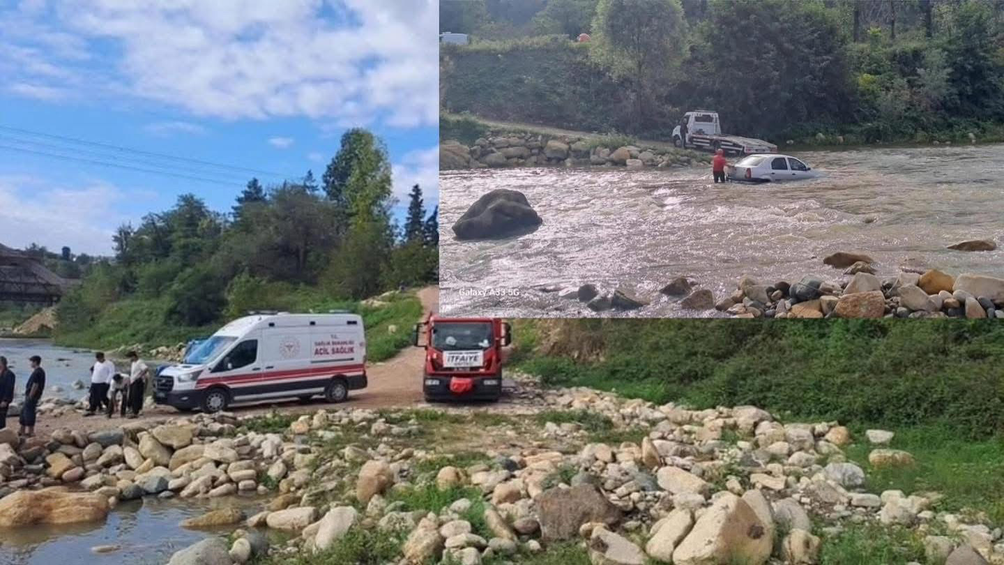 Fatsa’da Araç Bolaman Irmağına Uçtu B03DA1CA C67B 415D B39D 492E77A3D0B6