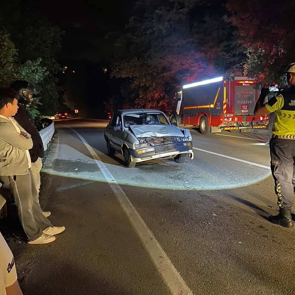 Fatsa-Aybastı Yolunda Kaza: 3 Kişi Yaralandı IMG 4673