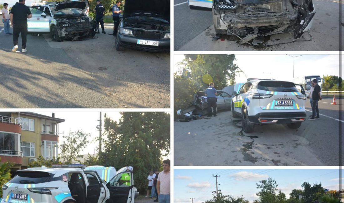 Ordu’nun Ünye ilçesinde düğün konvoyunda meydana gelen trafik kazasında bir