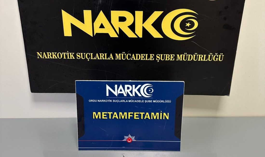 Ordu İl Emniyet Müdürlüğü Narkotik Suçlarla Mücadele Şube Müdürlüğünce 01-07