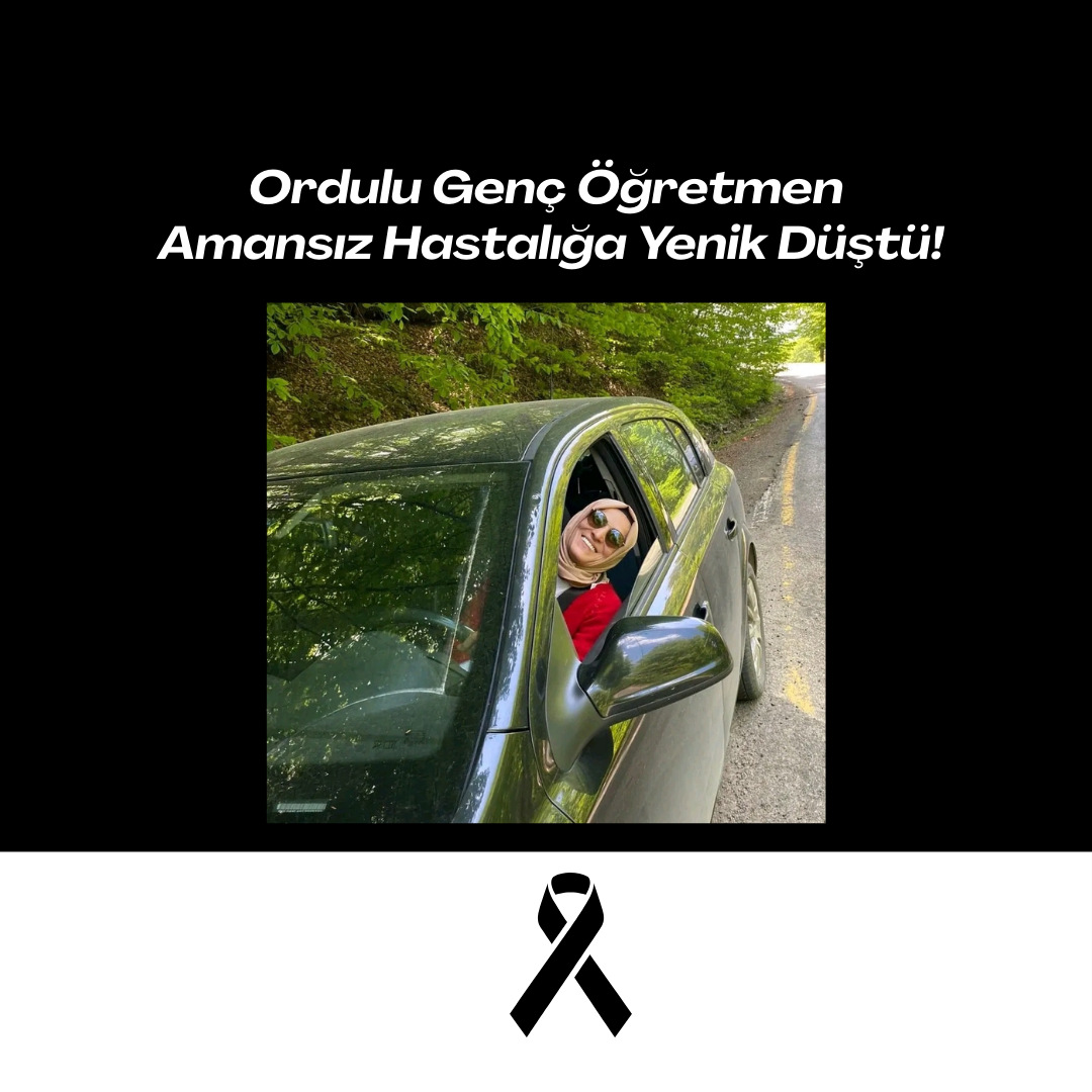 Ordulu Genç Öğretmen Amansız Hastalığa Yenik Düştü! Siyah Kurumsal Olum Yil Donumu Instagram Gonderisi 1 1