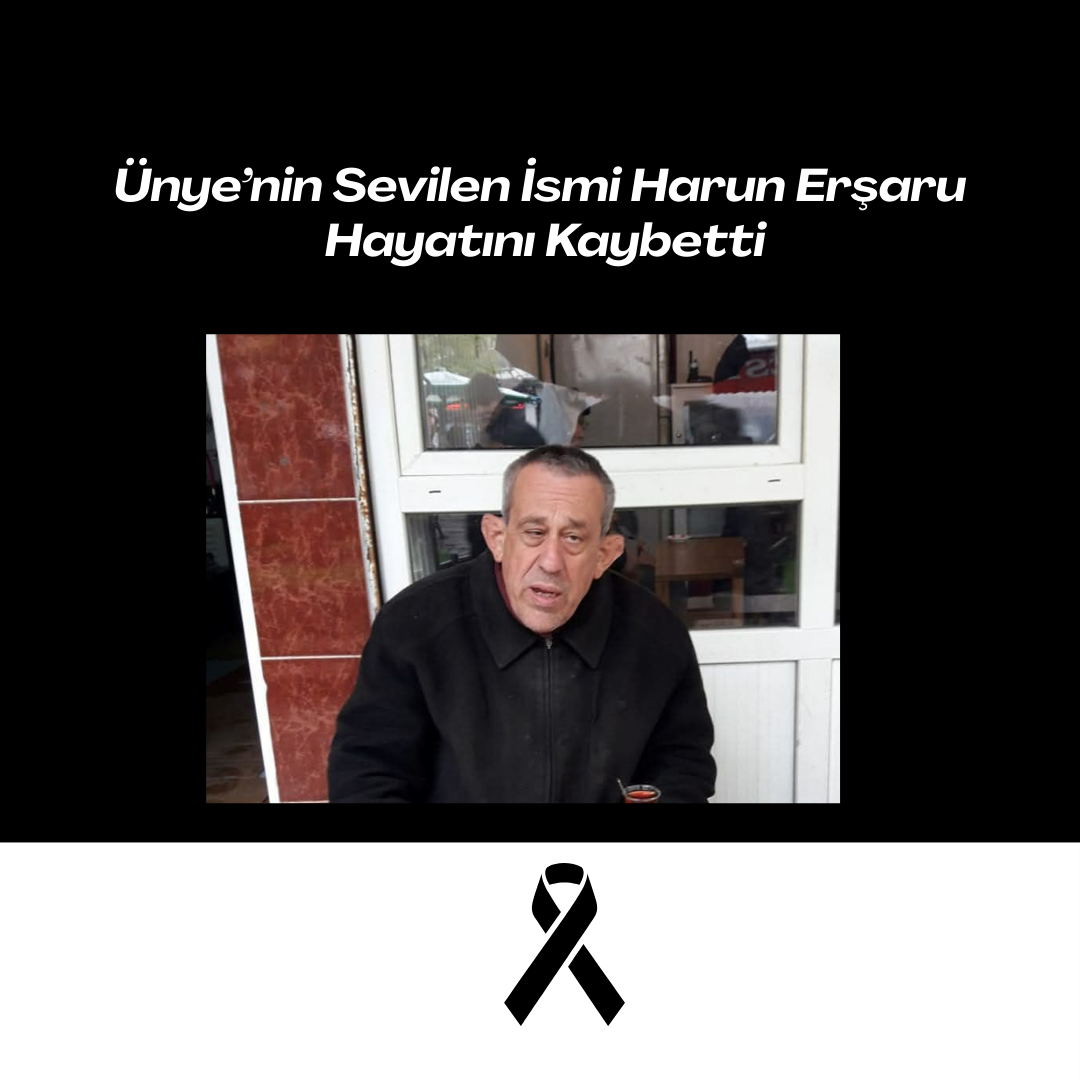 Ünye’nin Sevilen İsmi Harun Erşaru Hayatını Kaybetti Siyah Kurumsal Olum Yil Donumu Instagram Gonderisi 1 2
