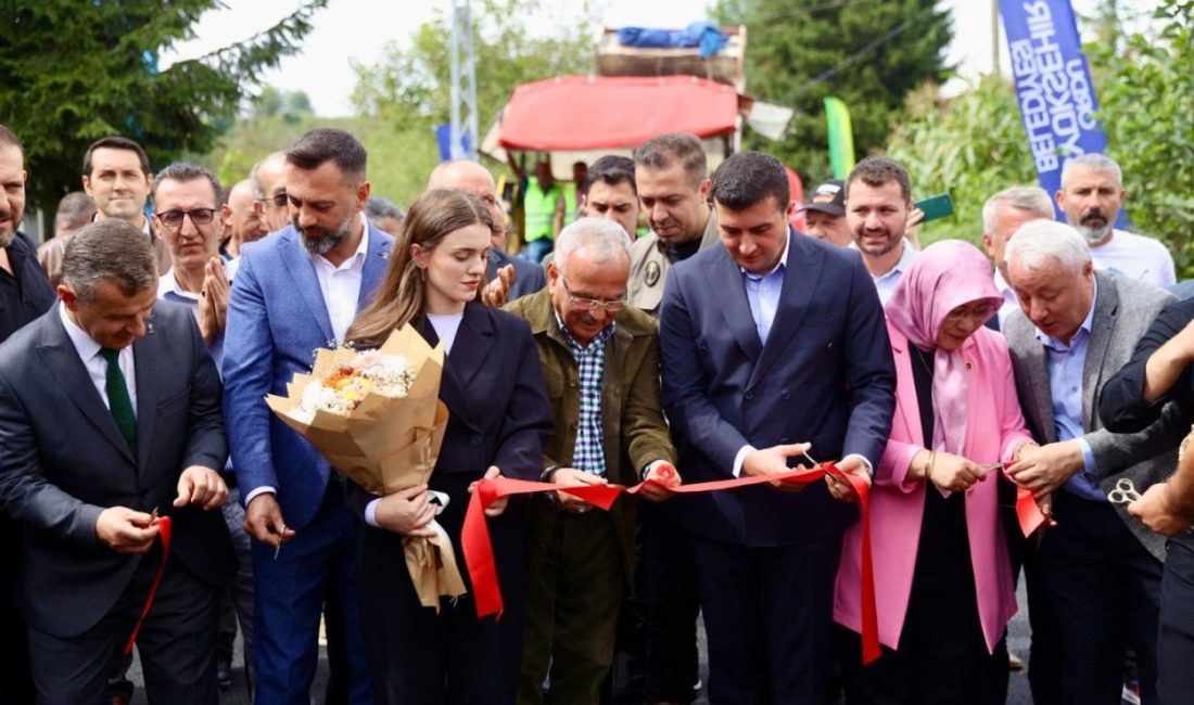 Ordu Büyükşehir Belediye Başkanı Dr. Mehmet Hilmi Güler, sıcak asfalt