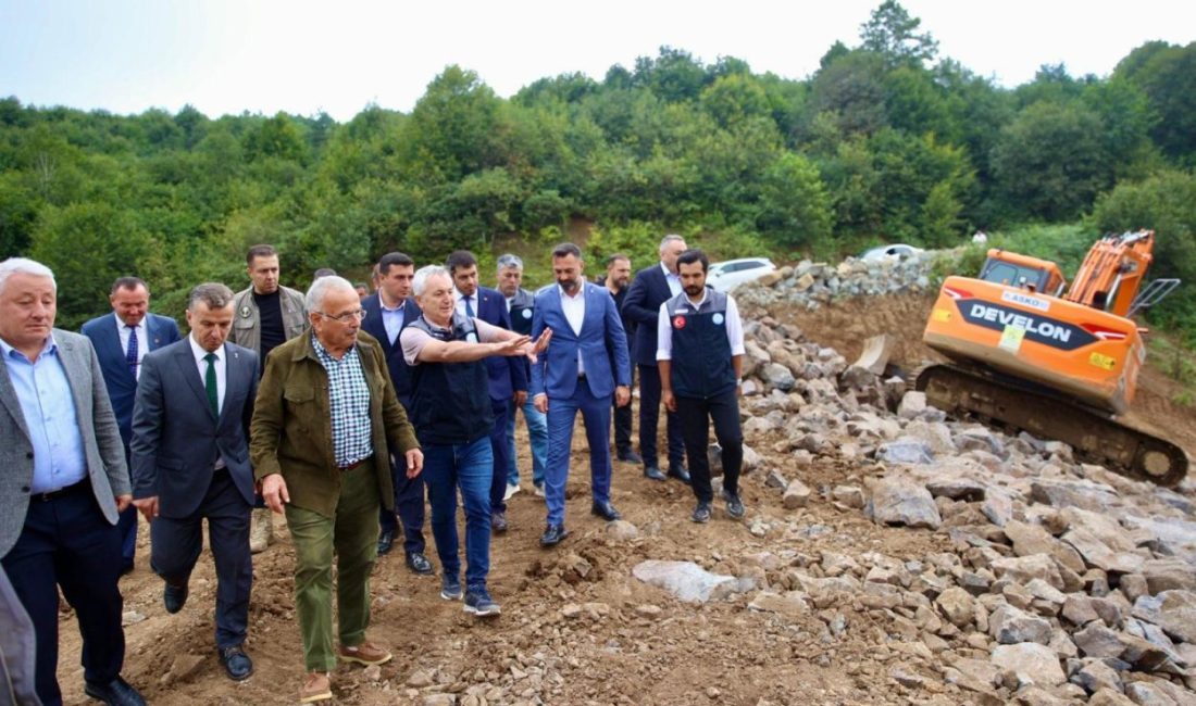 BÜYÜKŞEHİR GÖLET ÇALIŞMALARI İLE ORDU’NUN YARINLARINI GÜVENCE ALTINA ALIYOR  