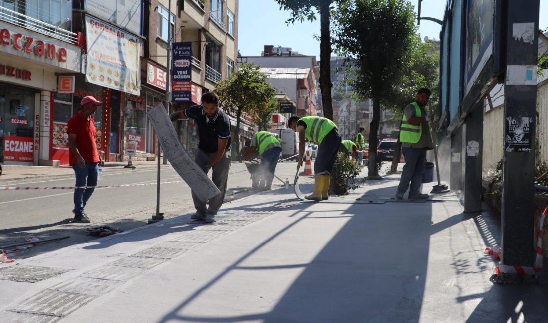 Ordu Büyükşehir Belediyesi tarafından asfalt ile buluşturulan Altınordu ilçesi Subaşı