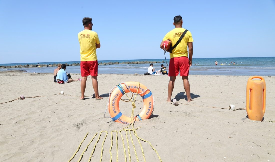 Ordu Büyükşehir Belediyesi İtfaiye Dairesi Başkanlığı tarafından 2025 yaz sezonunda