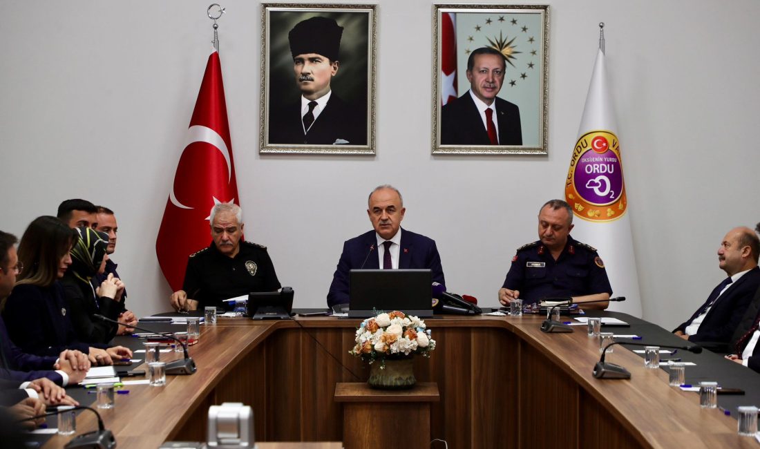 Vali Muammer Erol, ilimiz genelinde 2025 yılının ilk 8 ayında