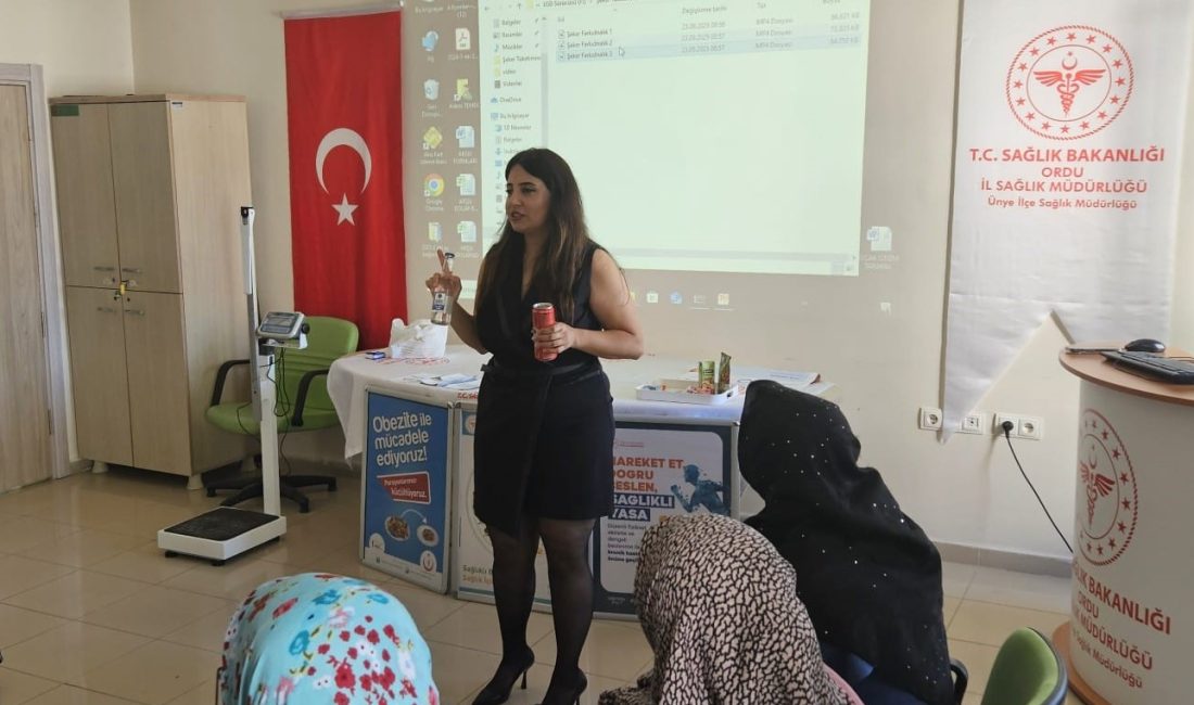 19-25 Eylül Dünya Şeker Tüketimine Dikkat Haftası kapsamında, Ünye İlçe