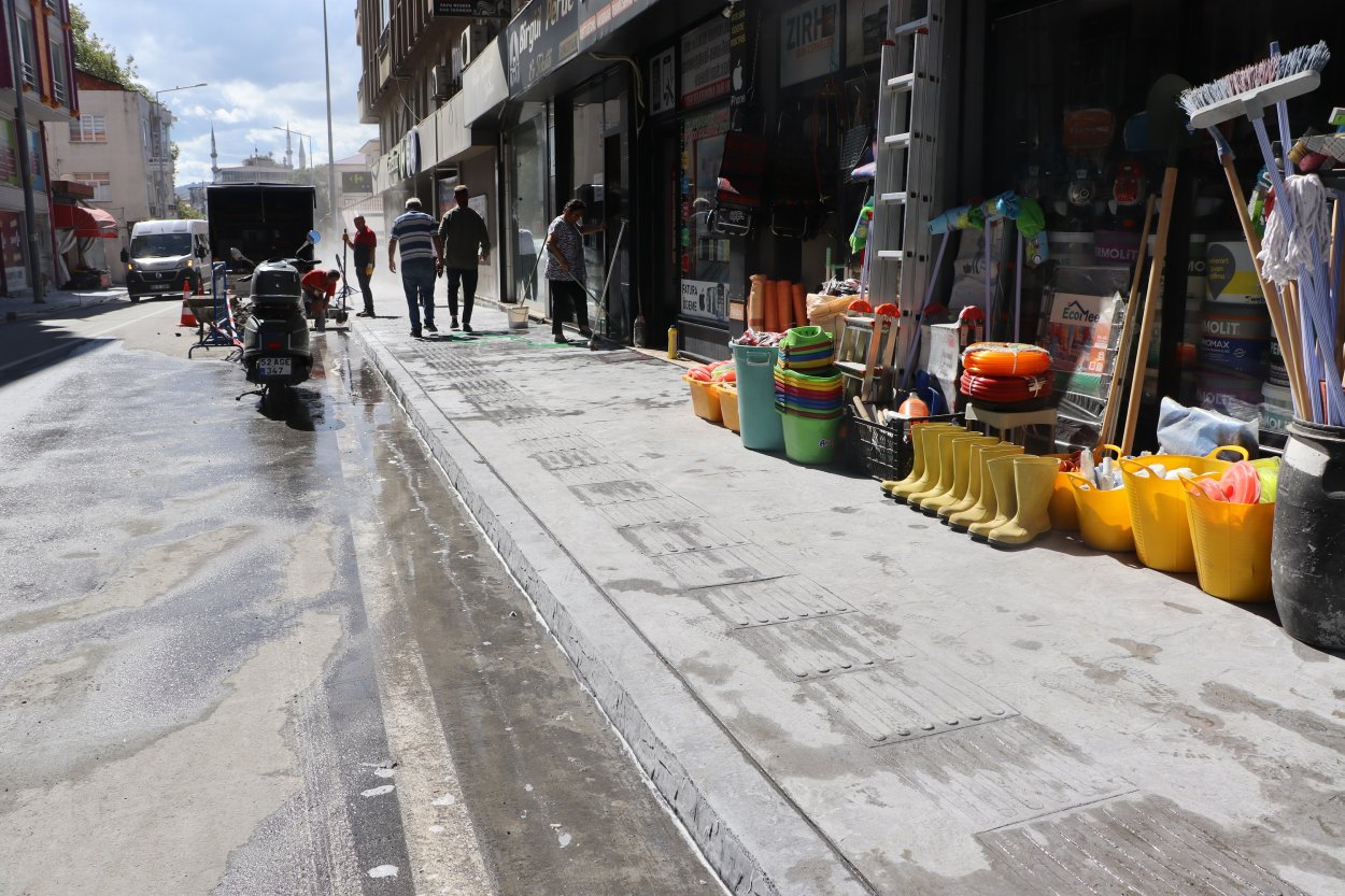 unye nin en islek caddesinde kaldirimlar yenileniyor 8372